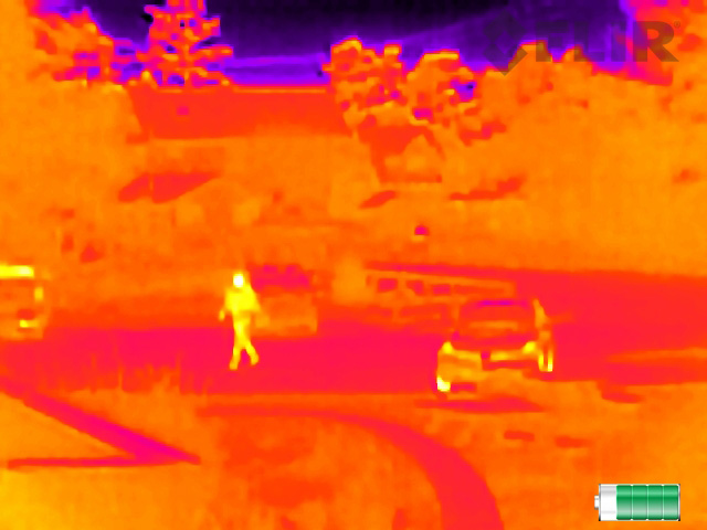 Cars and People on the Road