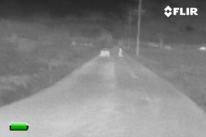FLIR Scout II 240 Thermal Night Vision Monocular at 100 Yards Distance