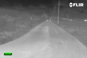 FLIR Scout II 240 Thermal Night Vision Monocular at 250 Yards Distance