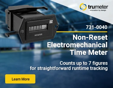 Image of Trumeter 731-0040 Non-Reset Electromechanical Time Meter