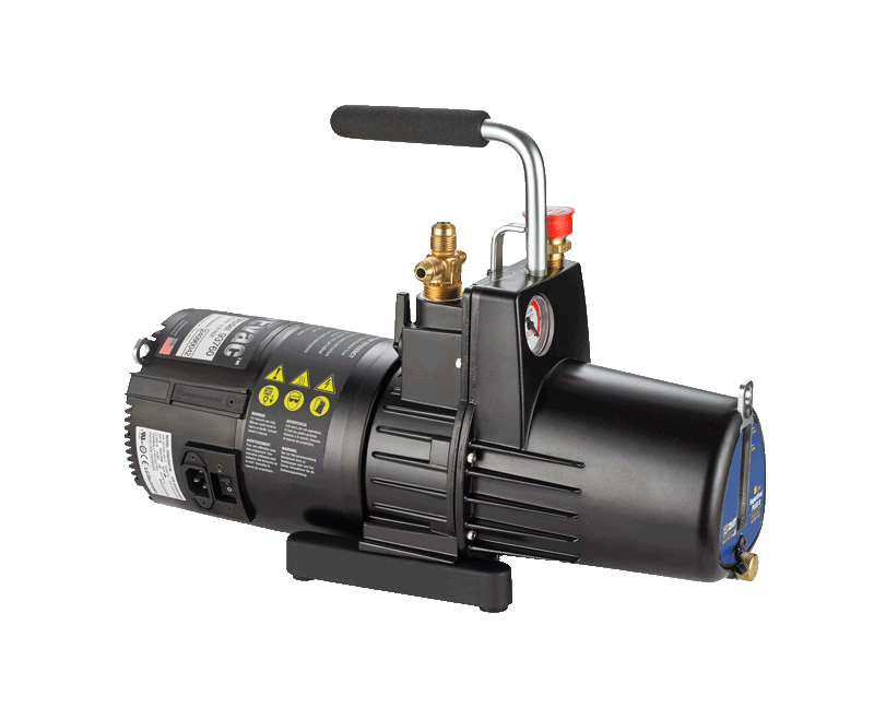 Yellow Jacket 93760 SuperEvac Plus II Vacuum Pump with Brushless DC (BLDC) Motor, 6 CFM