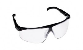 3M Maxim Protective Eyewear with Clear Lens and Black Temple (Pack of 20)-