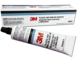 3M MMM-8061 Plastic and Emblem Adhesive, 5 oz-