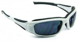 3M SS1502AF-W Safety Sunwear with White Frame and Gray Lenses (Pack of 10)-