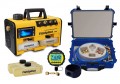 AccuTools A10757-3, A10702, and Fieldpiece VP87 Evacuation Kit with vacuum pump, hose kit, and gauge-