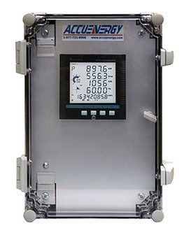 Accuenergy 9104X-IIR-MV-P1V3 Pre-Wired Panel Enclosure with Data Logging, Rogowski Coil CT input, 415 Vac/300 Vdc-