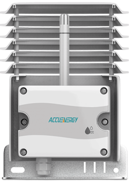 Accuenergy AcuHUM-OAW Series Relative Humidity and Temperature Transmitter with 10 k&amp;Omega; type II thermistor and weathershield, 4 to 20 mA, outdoor-