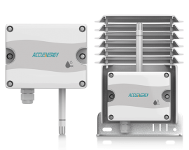 Accuenergy AcuHUM-OAW Series Relative Humidity and Temperature Transmitter with XMTR 1 k&amp;Omega; platinum RTD probe and weathershield, 4 to 20 mA, -40 to 140&amp;deg;F, outdoor-