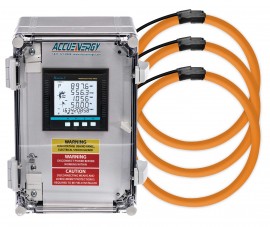 Accuenergy AcuPanel 9104X-II-RCT-P1- BIP + RCT24-2500 Power Meter with 24" Rogowski-Coil CT, 3,000 A-