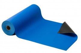 ACL Staticide 59300 Gemini Dual-Layer Static-Dissipative Work Surface Material, 30&amp;quot; x 50&#039;, royal blue-