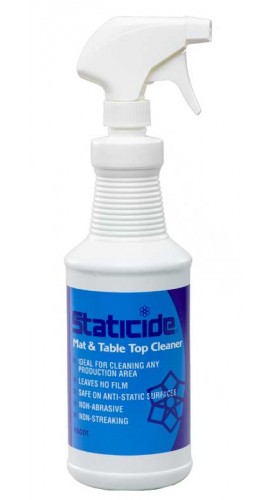 ACL Staticide 6001-CASE Mat and Tabletop Cleaner, 1 qt, 12-pack-