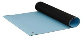 ACL Staticide 8085BM3672 Dualmat Static-Dissipative Work Surface Mat, 36 x 72&amp;quot;, light blue-