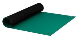 ACL Staticide 8185GM2460 Dualmat Static-Dissipative Work Surface Mat, 24 x 60&amp;quot;, green-