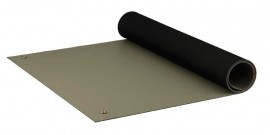 ACL Staticide 8385DGYM3060 Dualmat Static-Dissipative Work Surface Mat, 30 x 60&amp;quot;, dark gray-