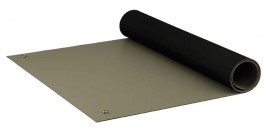 ACL Staticide 8385DGYM3660 Dualmat Static-Dissipative Work Surface Mat, 36 x 60&amp;quot;, dark gray-