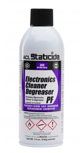 ACL Staticide 8601 Electronics Cleaner/Degreaser PF, 12 oz, 12-pack-