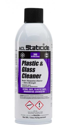 ACL Staticide 8670-CASE Plastic and Glass Static Dissipative Cleaner, 12-pack-