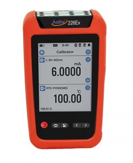 Additel 226 Series Multifunction Process Calibrator, 0 to 10.5 V DC, 0 to 25 mA, 0.02% RDG, ATEX certified, standard-