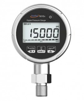 Additel ADT601EX-50-V15-PSI-B2 ADT601EX, Digital Pressure Test Gauge, ATEX Certified Intrinsically Safe, 0.5%FS, -15 to 0 psi, compound pressure, 1/2BSP M-