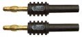 AEMC 1017.45 Banana Plug Adapter, Non-insulated for Safety Leads, 4mm-