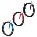 AEMC 2151.33 Test Leads with Hippo Clips for the 5050/5060/5070 &amp; 6505, Set of 3, Colour Coded, 45ft-