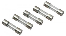 AEMC 2126.48 Fuse for the Simple Logger II Model L111, 2A, Set of 5-