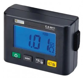 AEMC CA 6011 Point-to-Point Continuity Tester with large backlit display and automatic polarity reversal, 2000 counts-