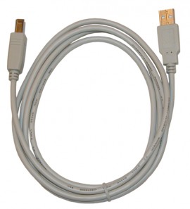 AEMC 2150.54 Replacement USB A/B Cable for MTX PC Scopes, 5.6ft-