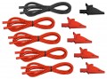 AEMC 2152.04 Leads with Alligator Clips for the L564, Colour Coded, Set of 5-