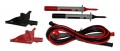 AEMC 2152.05 Silicone Leads, Test Probes &amp; Alligator Clips, Set of 2, Colour Coded-