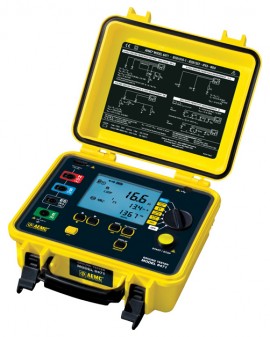 AEMC 6471 Kit-300ft Digital Ground Resistance Tester Kit with with current probes and auxiliary earth electrodes, 300&#039;-