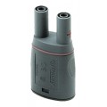 AEMC HX0033 PROBIX Banana Plug Adapter for OX Oscilloscopes, 4mm-