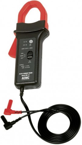 AEMC MR411 AC/DC Current Probe, Lead, 10mA/A-60A &amp; 1mV/A-600A-