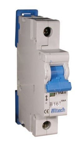 Altech 1DU20R D-Trip UL1077 Circuit Breaker, one-pole, 20 A-