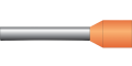 Altech 2201.0 Insulated Ferrule, 20 AWG, orange-