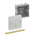 Altech 802-420-01 Abox 025 - Polypropylene Gray Enclosure, 5x5 Pole Push-in Terminal-