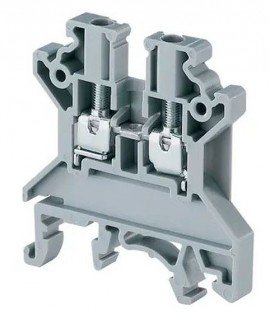 Altech CTS2.5U-N DIN Screw Terminal Block, feed-thru, 0.2&amp;quot;-