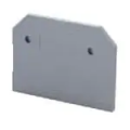 Altech EPCTL2.5U-H Endplate for the CTL2.5U-H, gray-