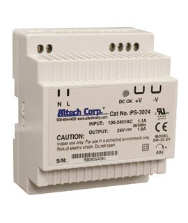 Altech PS-3012 Universal DIN Rail Power Supply, 24 W, 12 V-