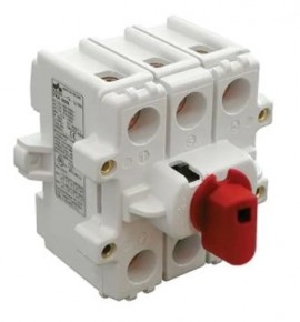Altech VKA3125N Extended/Direct Handle Motor Disconnect Switch, 125 A, three-pole-