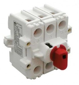Altech VKA3125N Extended/Direct Handle Motor Disconnect Switch, 125 A, three-pole-