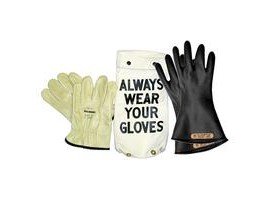 American Safety Clothing RG011O10K 11 in Rubber Insulating Glove Kit Size 10-