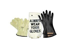 American Safety Clothing RG214O12K 14 in Rubber Insulating Glove KitSize 12-