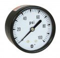 Ametek US 146021A Series P500 Pressure Gauge, 0 to 30&quot; Hg, 1.5&amp;quot; dial, &amp;frac18; NPT CBM, painted black steel case and friction ring-