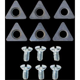 Ammco 6914-6 Carbide Insert, negative rake, 6-pack-