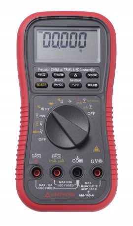 Amprobe AM-140-A TRMS Precision Digital Multitmeter with PC connection-