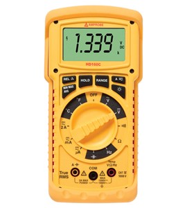 Amprobe HD160C Heavy-Duty True RMS Digital Multimeter with temperature-
