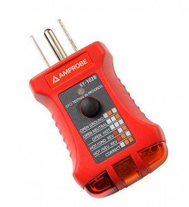 Amprobe ST-102B GFCI Receptacle Tester with 110-125V-