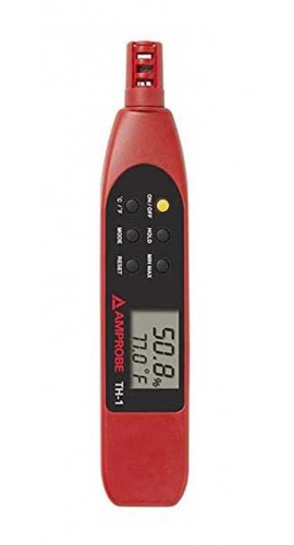Amprobe TH-1 Relative Humidity Meter, Probe Style-