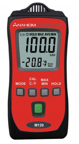 Anaheim Scientific M120 Mini Temperature/Humidity Meter-